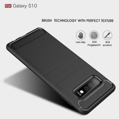 Захисний чохол UniCase Carbon для Samsung Galaxy S10 - Grey