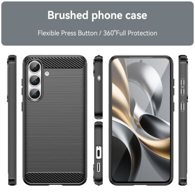 Защитный чехол UniCase Carbon для Samsung Galaxy S25 FE (S731) - Red