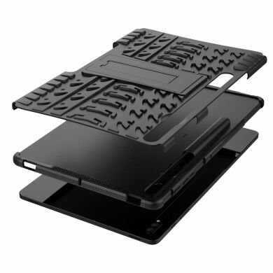 Захисний чохол UniCase Combo для Samsung Galaxy Tab S7 FE / S7 Plus / S8 Plus (T730/736/800/806/970/975) - Black