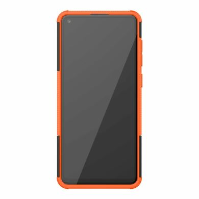 Защитный чехол UniCase Hybrid X для Samsung Galaxy A21s (A217) - Black / Orange