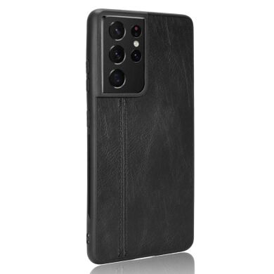 Защитный чехол UniCase Leather Series для Samsung Galaxy S21 Ultra - Black