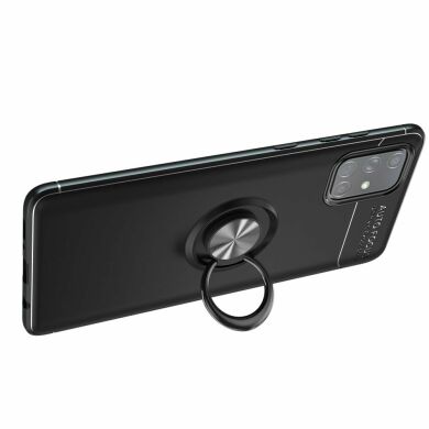 Защитный чехол UniCase Magnetic Ring для Samsung Galaxy A71 (A715) - Black