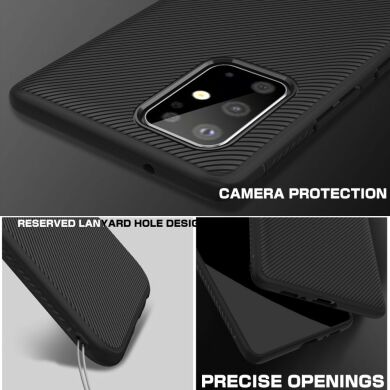 Захисний чохол UniCase Twill Soft для Samsung Galaxy S20 Plus - Black