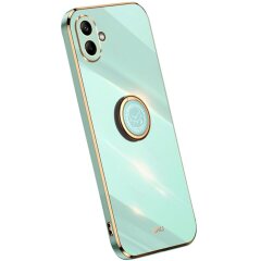 Защитный чехол XINLI Porcelain Ring для Samsung Galaxy A06 (A065) - Cyan