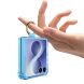 Защитный кейс GKK Aero Pulse для Samsung Galaxy Flip 8 - Transparent Blue. Фото 2 из 6
