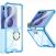 Защитный кейс GKK Aero Pulse для Samsung Galaxy Flip 8 - Transparent Blue