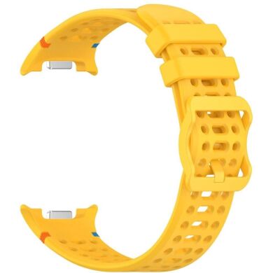 Ремешок Reframe Holes Design для Samsung Galaxy Watch 8 (40/44mm) / 8 Classic - Yellow