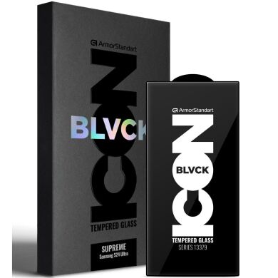 Захисне скло ArmorStandart Supreme Black Icon (FP) для Samsung Galaxy S24 Ultra (S928) - Black