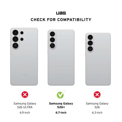 Ударостійкий чохол URBAN ARMOR GEAR Monarch Pro MagSafe для Samsung Galaxy S26 Plus (S947) 214514114242 - Carbon Fiber