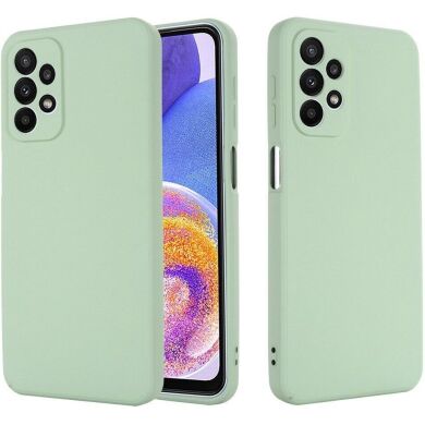 Захисний чохол Deexe Silicone Case для Samsung Galaxy A23 (A235) - Green