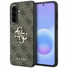 Защитный чехол Guess Leather 4G Metal Logo для Samsung Galaxy A57 (GUHCSA574GMGBR) - Brown