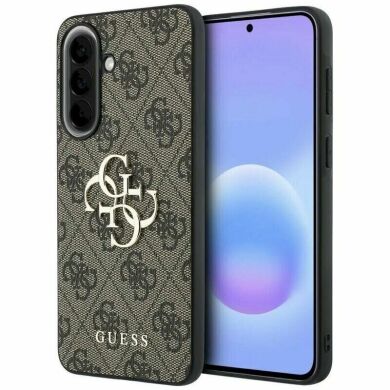 Защитный чехол Guess Leather 4G Metal Logo для Samsung Galaxy A57 (GUHCSA574GMGBR) - Brown