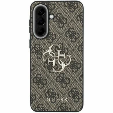 Защитный чехол Guess Leather 4G Metal Logo для Samsung Galaxy A57 (GUHCSA574GMGBR) - Brown