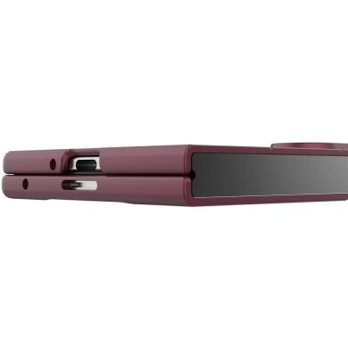Силиконовый (TPU) чехол Deexe Terra Case (FF) для Samsung Galaxy Fold 8 Ultra - Wine Red