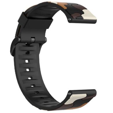 Ремінець Deexe Camo Style для годинників з шириною кріплення 22мм - Brown