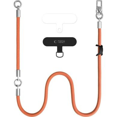 Набор ремешков Tech-Protect C10S Rope Crossbody - Orange / Titanium