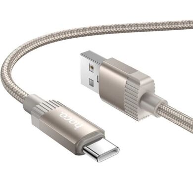 Кабель Hoco X117 USB to Type-C (3A, 1m) - Gold