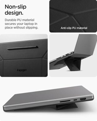 Підставка для ноутбуку Spigen Slim Fold Laptop Stand LD201-S3 (AMP10403) - Black