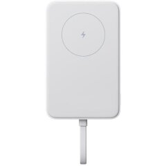 Внешний аккумулятор с беспроводной зарядкой Xiaomi Magnetic Integrated Cable 33W (10000mAh) + кабель Type-C (BHR9822GL) - White