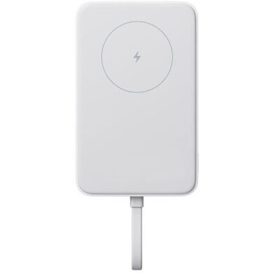 Зовнішній акумулятор з бездротовою зарядкою Xiaomi Magnetic Integrated Cable 33W (10000mAh) + кабель Type-C (BHR9822GL) - White