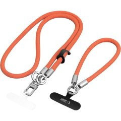 Набор ремешков Tech-Protect C10S Rope Crossbody - Orange / Titanium