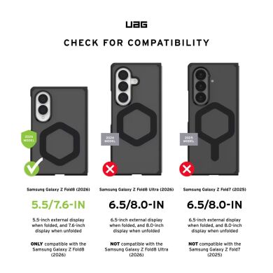 Защитный чехол URBAN ARMOR GEAR Mouve для Samsung Galaxy Fold 8 (214562113131) - Ash