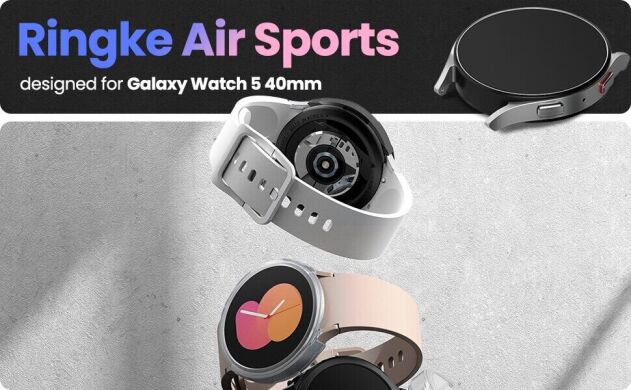 Захисний чохол RINGKE Air Sports для Samsung Galaxy Watch 5 (40mm) - Translucent