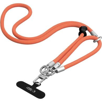 Набор ремешков Tech-Protect C10S Rope Crossbody - Orange / Titanium