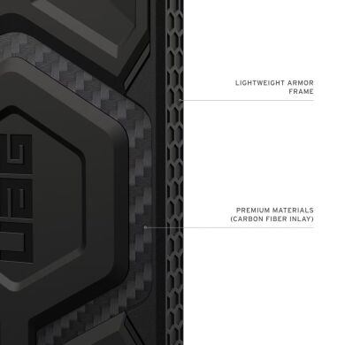 Ударостійкий чохол URBAN ARMOR GEAR Monarch Pro MagSafe для Samsung Galaxy S26 Plus (S947) 214514114242 - Carbon Fiber