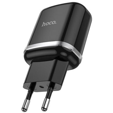 Мережевий зарядний пристрій Hoco N3 Special QC3.0 + Кабель MicroUSB - Black