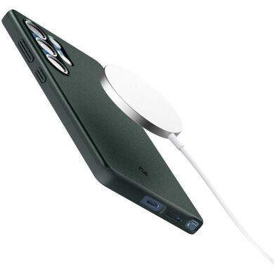 Захисний чохол Spigen (SGP) Thin Fit (MagFit) для Samsung Galaxy S25 Ultra (S938) ACS08947 - Abyss Green