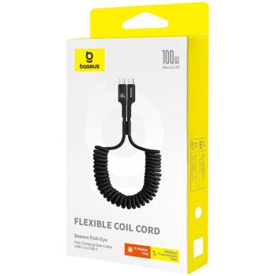 Кабель Baseus Fish-Eye Type-C to Type-C (100W, 1m) P10320203111-00 - Black