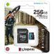 Карта памяти Kingston microSDXC 256GB Canvas Go Plus U3 V30 (R170/W90) + адаптер SDCG3/256GB). Фото 3 из 3