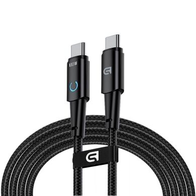 Кабель ArmorStandart AT-C1 Type-C to Type-C (100W, 1.2м) - Black