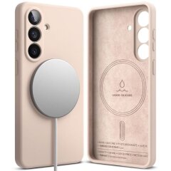 Захисний чохол Ringke Silicone Magnetic для Samsung Galaxy S26 (S942) 8800328815766 - Pink Sand