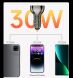 Автомобільний зарядний пристрій WiWU PC700 PD80W + QC3.0 (2Type-C + USB) - Black
