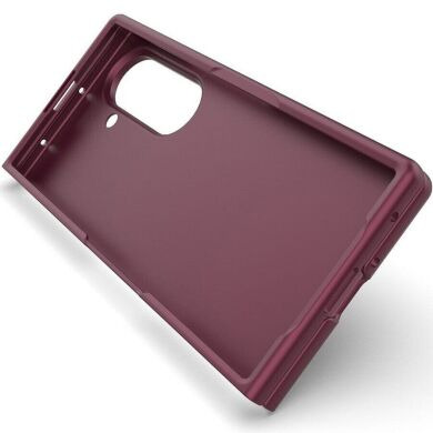 Силиконовый (TPU) чехол Deexe Terra Case (FF) для Samsung Galaxy Fold 8 Ultra - Wine Red