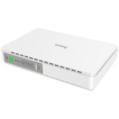 Портативный источник питания для роутера Hoco DB25 Plus Smart Mini UPS 5V/9V/12V (10000mAh) - White