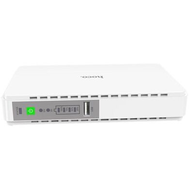 Портативный источник питания для роутера Hoco DB25 Plus Smart Mini UPS 5V/9V/12V (10000mAh) - White