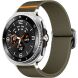 Ремешок Deexe Orbit Flex для Samsung Galaxy Watch 8 (40/44mm) / 8 Classic - Army Green. Фото 2 из 5