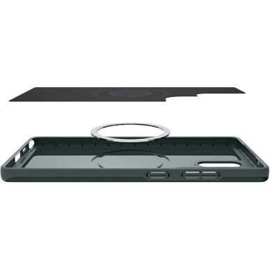 Захисний чохол Spigen (SGP) Thin Fit (MagFit) для Samsung Galaxy S25 Ultra (S938) ACS08947 - Abyss Green