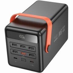 Зовнішній акумулятор Hoco J142 22.5W + PD20W (100000mAh) - Black