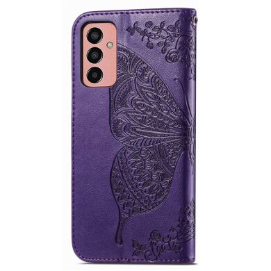 Чохол UniCase Butterfly Pattern для Samsung Galaxy M13 (M135) - Purple