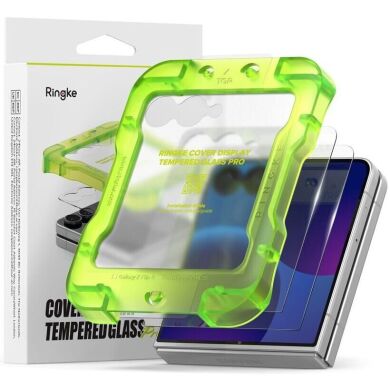 Комплект захисних стекол (2шт) Ringke Cover Display Tempered Glass Pro для Samsung Galaxy Flip 8 (8800328819412)