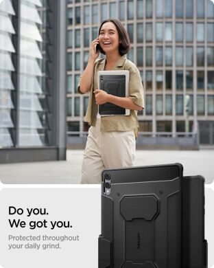 Защитный чехол Spigen (SGP) Rugged Armor Pro для Samsung Galaxy Tab S11 Ultra (X930/X936) ACS10150 - Black