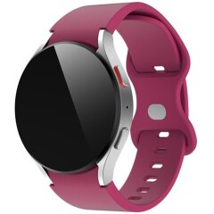Ремінець Deexe Color Strap для годинників з шириною кріплення 20мм - Wine Red