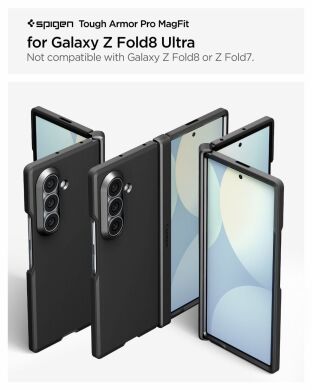 Защитный чехол Spigen Tough Armor Pro (MagFit) для Samsung Galaxy Fold 8 Ultra (ACS11851) - Abyss Green