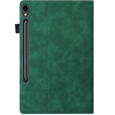 Чехол Deexe Business Style для Samsung Galaxy Tab S10 FE Plus - Green