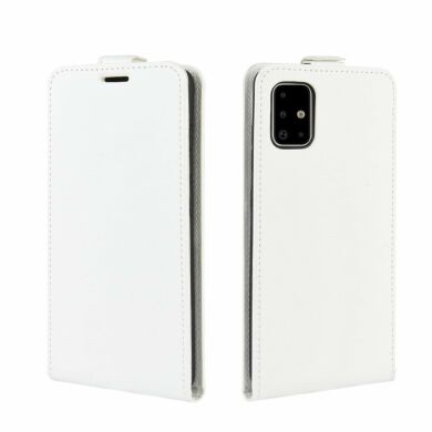 Чехол Deexe Flip Case для Samsung Galaxy A71 - White