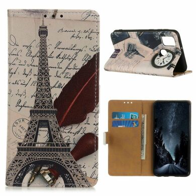 Чохол Deexe Life Style Wallet для Samsung Galaxy A21s (A217) - Eiffel Tower